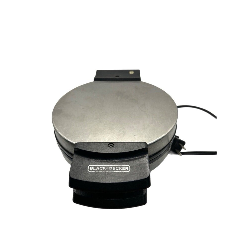 Black+Decker Waffle Iron Non-Stick 4-Slice Easy Clean